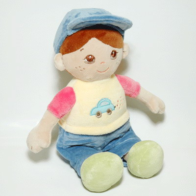Chinese plush toy of doll boy