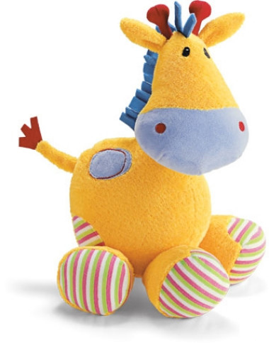 Chinese plush toy of yello horse