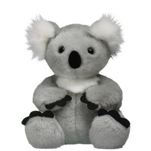 Chinese plush toy of grey koala