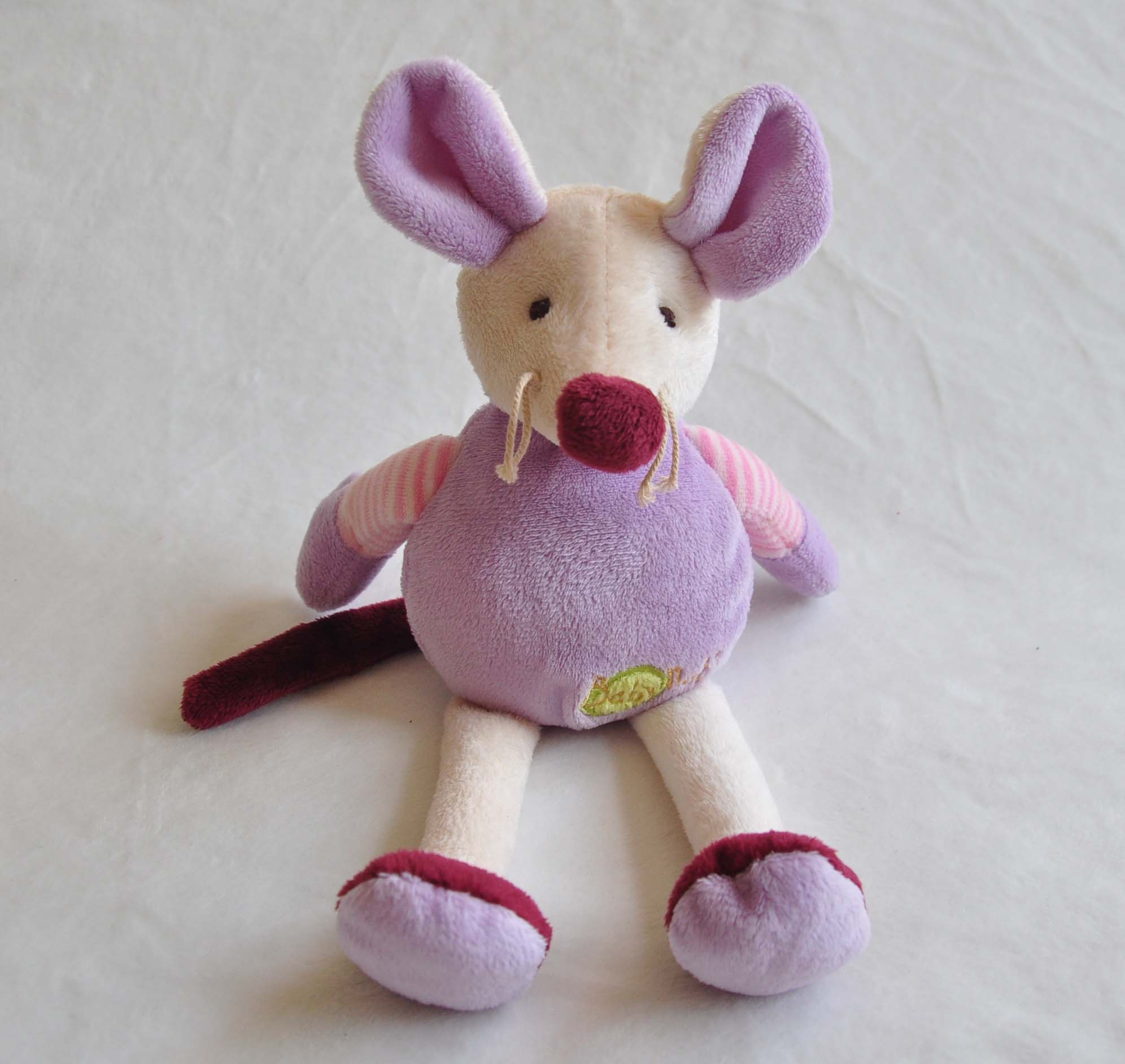Chinese plush toy of purple mouse